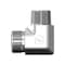 World Wide Fittings Male Flat Face O-Ring to Male Pipe 90 Degree Elbow 4405X08X04 - alternate 1